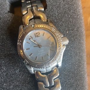 Tag Heuer blue mother of pearl Link women’s watch